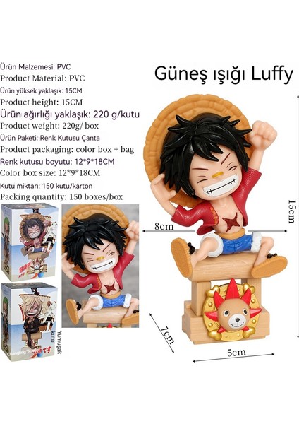 15 cm One Piece Sunshine Luffy Oturmuş El Modeli (Yurt Dışından) indirimleri