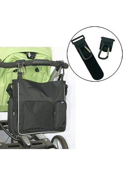 Evrensel Bebek Arabası Pram Bebek Bezi Alışveriş Çantası Askısı Metal Kanca Tutucu Klip (Yurt Dışından) fırsatları