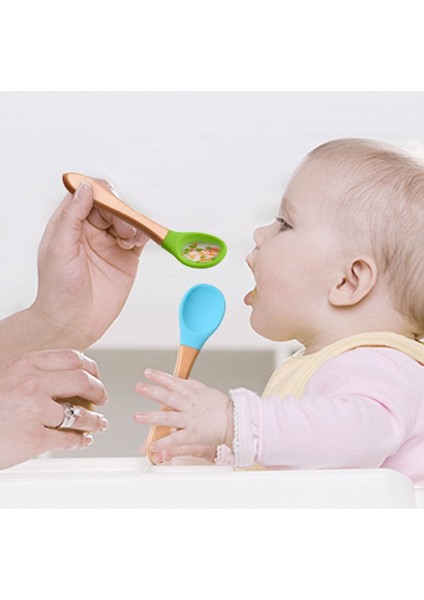 2 Adet Silikon S Çatal Besleme Seti Çocuk Tabakları Bebek Besleme Aksesuarları (Yurt Dışından) indirimleri