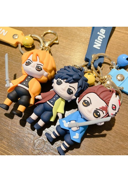 Anime Iblis Avcısı Anahtarlık Karikatür Kimetsu Hiçbir Yaiba Aksiyon Figürü Anahtarlık Tanjirou Kolye Anahtarlık Childer Çocuk Oyuncakları (Yurt Dışından) fırsatları