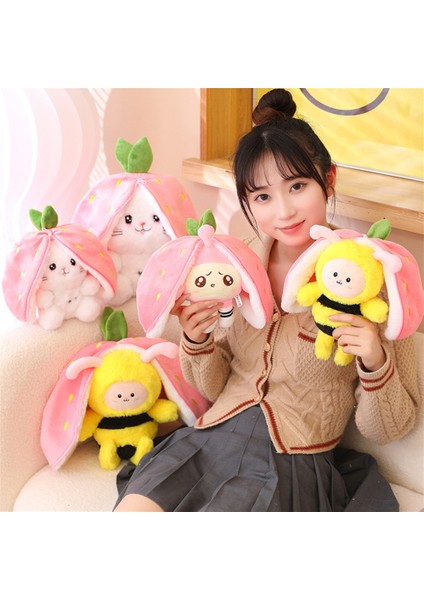 Kawaii Meyve Biçimlendirilmiş Tavşan Peluş Oyuncak Yumuşak Dolması Çizgi Film Karakteri Peluş Bebek Çocuklar Için Doğum Günü Noel Si (Yurt Dışından) fiyatları