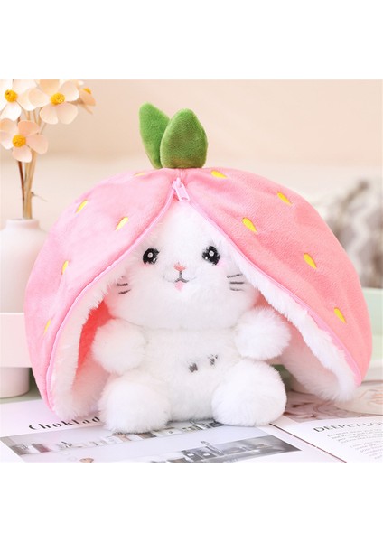Kawaii Meyve Biçimlendirilmiş Tavşan Peluş Oyuncak Yumuşak Dolması Çizgi Film Karakteri Peluş Bebek Çocuklar Için Doğum Günü Noel Si (Yurt Dışından) fırsatları