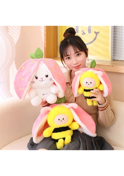 Kawaii Meyve Biçimlendirilmiş Tavşan Peluş Oyuncak Yumuşak Dolması Çizgi Film Karakteri Peluş Bebek Çocuklar Için Doğum Günü Noel Si (Yurt Dışından) indirimleri