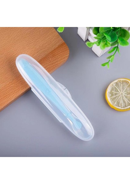 【eğlenceli Canlı】 Saklama Kutulu 1 Parça Bebek Kaşığı, Kaymaz Bebek Eğitim Kaşığı, Gıda Sınıfı Silikon, Sevimli Çocuk Besleme Sofra Takımı (Yurt Dışından) fiyatları