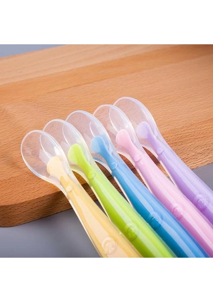 【eğlenceli Canlı】 Saklama Kutulu 1 Parça Bebek Kaşığı, Kaymaz Bebek Eğitim Kaşığı, Gıda Sınıfı Silikon, Sevimli Çocuk Besleme Sofra Takımı (Yurt Dışından) modelleri