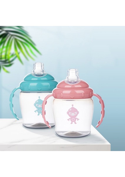 260ML Bebek Eğitim Içme Bardağı Bebek Su Isıtıcısı Baskılı Ördek Gagası Bardak Çift Saplı Içme Bardağı Besleme (Yurt Dışından) fiyatları