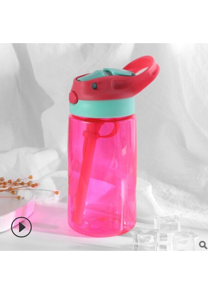 480ML Çocuk Su Şişesi, Toz Kapaklı ve Açılır Emme Nozullu Çocuklar Için Kırılmaya Dayanıklı Pipet Şişesi (Yurt Dışından) fiyatları