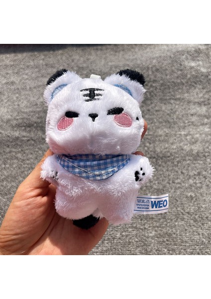Kpop On Yedi Hoshi Peluş Bebek Havlu Çanta Anahtarlığı Charm Süt Şeker Kaplan Bebek Kaplan Ahır Shun Dalga Bebek Oyuncak (Yurt Dışından)