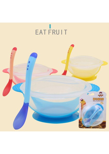 Ef Sıcaklık Algılamalı Besleme Kaşığı Çocuk Sofra Takımı Kase Tabaklar Yemek Takımı (Yurt Dışından) fırsatları