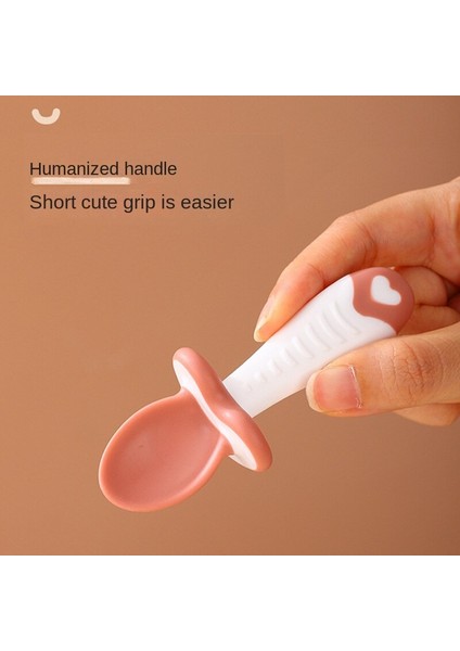 [eğlenceli Canlı] 2 Adet/takım Bebek Kaşık Çatal Bpa Ücretsiz Silikon Yumuşak Ucu Bebek Kırmızı Yeşil Çatal Bebek Besleme Sofra Bebek Öğrenin Kısa Kaşık Seti (Yurt Dışından) fırsatları