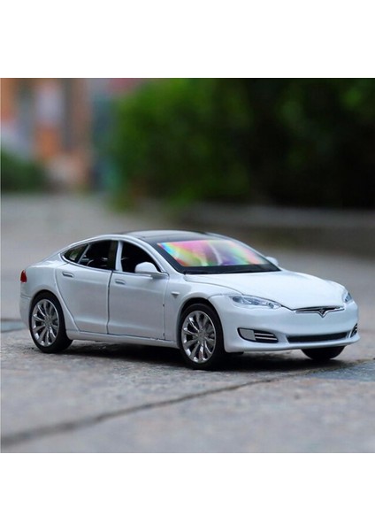 Yeni 1:32 Tesla Model S Alaşım Araba Modeli Pres Döküm ve Oyuncak Araçlar Oyuncak Arabalar Çocuk Oyuncakları Çocuk Ler Için Çocuk Oyuncak Kırmızı Araba (Yurt Dışından)