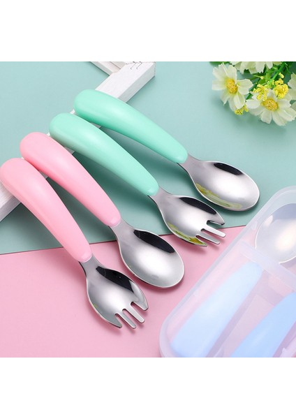 6 Adet Paslanmaz Çelik Sofra Seti Çocuk Kaşık Çatal Bebek Kaşık Bebek Yeme Eğitim Kaşığı Çatal Sofra (Yurt Dışından) modelleri