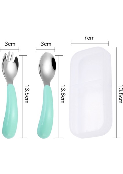 6 Adet Paslanmaz Çelik Sofra Seti Çocuk Kaşık Çatal Bebek Kaşık Bebek Yeme Eğitim Kaşığı Çatal Sofra (Yurt Dışından) fırsatları