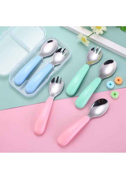 6 Adet Paslanmaz Çelik Sofra Seti Çocuk Kaşık Çatal Bebek Kaşık Bebek Yeme Eğitim Kaşığı Çatal Sofra (Yurt Dışından) indirimleri