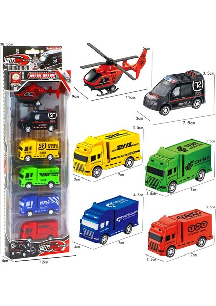 6 Adet/takım 1:64 Araba Oyuncak Modeli Itfaiye Kamyonu Polis Askeri Kuvvet Mühendislik Yarış Modeli Boys Için Döküm Voiture Kapalı Oyuncaklar (Yurt Dışından) fiyatları