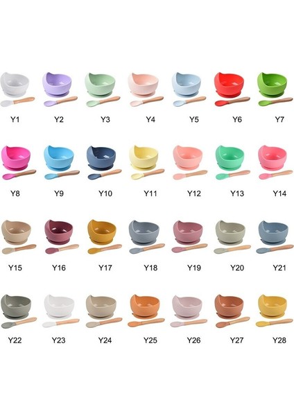 [eğlenceli Canlı] Bebek Yumuşak Silikon Kaşık Şeker Renk Güvenliği Bebek Öğrenme Tahta Kaşık Kaymaz Kaşık Çocuk Çocuk Erkek Kız Gıda Besleme Araçları (Yurt Dışından) modelleri