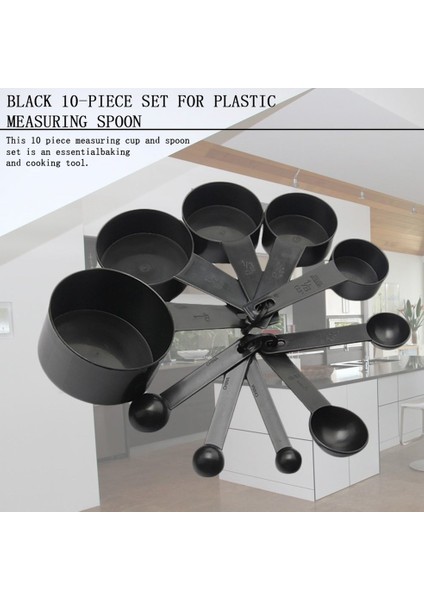 10 Adet/takım Plastik Ölçme Bardak Ölçme Kepçe Mutfak Ölçüm Aracı (Yurt Dışından) modelleri