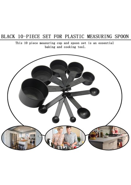 10 Adet/takım Plastik Ölçme Bardak Ölçme Kepçe Mutfak Ölçüm Aracı (Yurt Dışından) indirimleri
