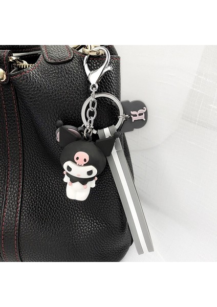 Karikatür Kawaii Kt Kedi Hello Kitty Cinnamoroll Kuromi My Melody Doll Oyuncak Modeli Aksiyon Bebek Anahtarlık Bebek Çantası Anahtarlık (Yurt Dışından) fırsatları