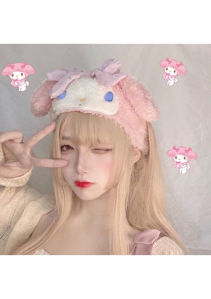 Kawaii Sanrio Mymelody Cinnamoroll Büyük Yay Kawaii Hairband Kadın Yüz Yıkama Sevimli Yıkama Kafa Bandı Hairband Kızlar Için Noel Si (Yurt Dışından) fiyatları