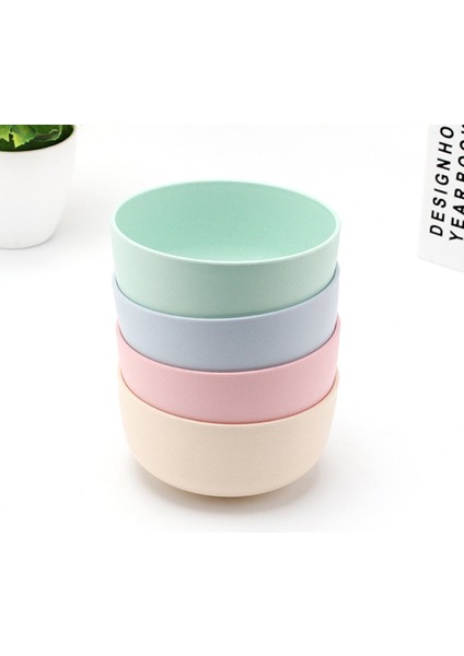 Bambu Elyaf Sevimli Stil Yemek Kasesi Bölünmüş Yemek Tabağı Tepsisi Kahvaltı Kasesi Mavi (Yurt Dışından) fırsatları