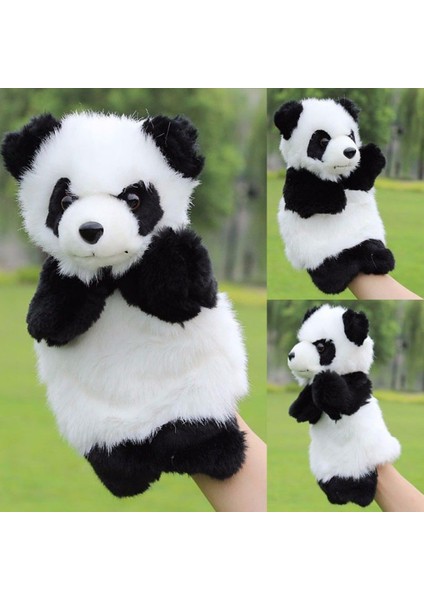 Panda L El Kuklası Çocuk Peluş Bebek Hikaye Anlatımı Eğitici Okul Öncesi Yükseklik (Yurt Dışından)