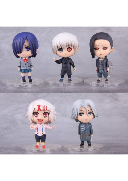 Tokyo Ghoul Modeli Kaneki Ken Yomo Renji Uta Juzo Suzuya Kirishima Touka S Versiyonu Pvc Oyuncak Bebekler Araba Dekorasyon 10 cm (Yurt Dışından) modelleri