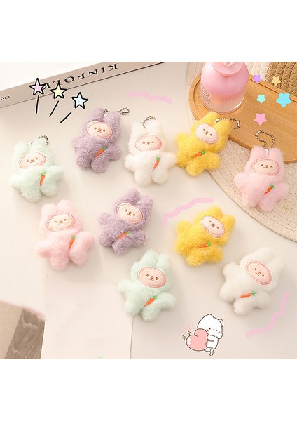 Yumuşak Dolması Tavşan Peluş Oyuncaklar Peluş Kolye Tote Dekorasyon Çocuk Karikatür Anahtarlık (Yurt Dışından) fiyatları