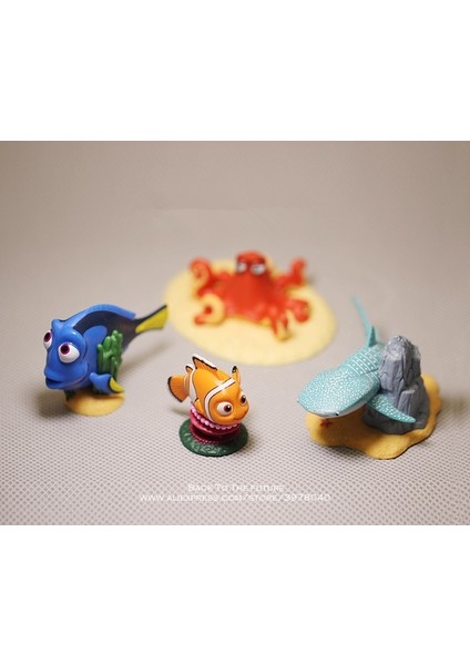 Disney Finding Nemo Dory 4 Stilleri 4-5 cm Mini Pvc Action Figure Duruş Modeli Anime Koleksiyonu Heykelcik Oyuncak Modeli Çocuklar Için (Yurt Dışından)