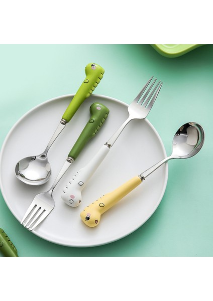 Çocuk Sofra Takımı Çizilmeye Dayanıklı Çocuk Yemek Kapları Çatal Kaşık (Yurt Dışından) fırsatları