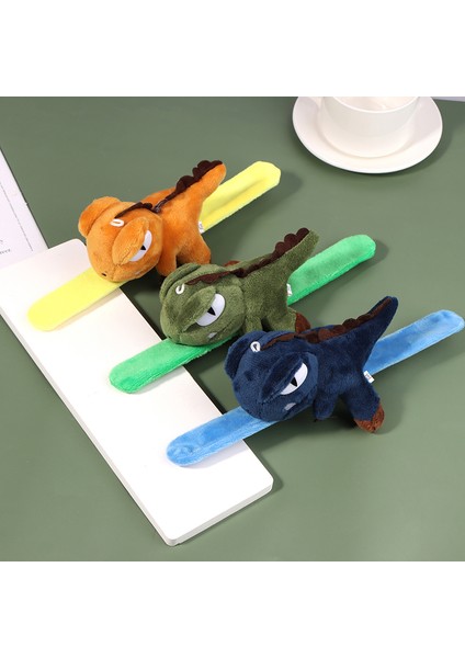 Karikatür Tyrannosaurus Peluş Alkış Daire Oyuncak Dinozor Bebek Bileklik Tokat Bilezik El Alkış Yüzük Ejderha Yılı Ler (Yurt Dışından) fırsatları