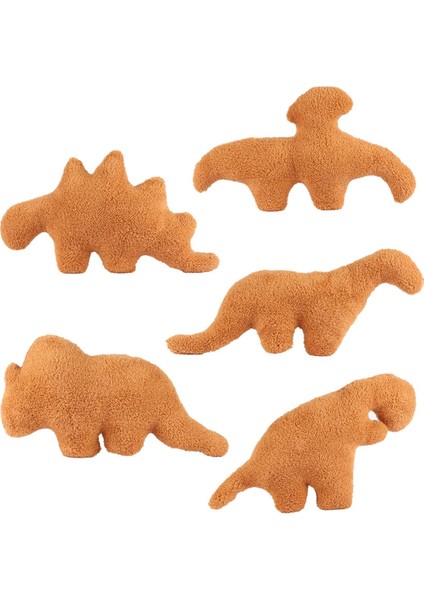 Dino Nugget Yastık Tavuk Nugget Yastık Peluş Oyuncaklar Yaratıcı Yumuşak Dolması Dinozor Peluş Bebek Erkek Kız Ler Için (Yurt Dışından)