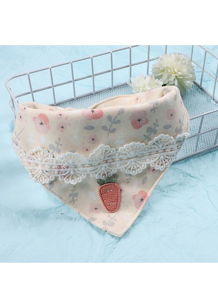 Sevimli Dantel Çiçek Bebek Önlükler Yumuşak Pamuk Üçgen Bebek Bebek Kız Önlükler Yaylar Çocuklar Yürümeye Başlayan Havlu Bebek Besleme Malzemeleri (Yurt Dışından) modelleri