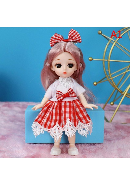 Sevimli 17 cm Prenses Bebek Giysileri 13 Eklemler OB11 Bebekler Oyuncak Kızlar Için Dıy Cologo (Yurt Dışından)