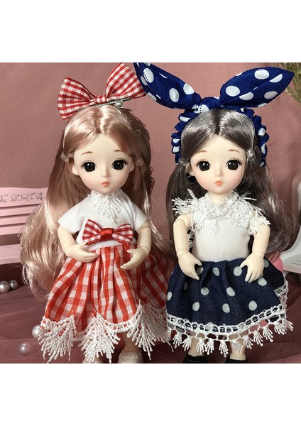 Sevimli 17 cm Prenses Bebek Giysileri 13 Eklemler OB11 Bebekler Oyuncak Kızlar Için Dıy Cologo (Yurt Dışından) indirimleri