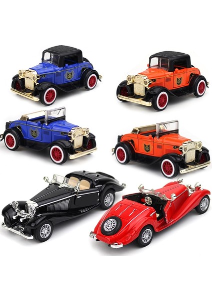 Sıcak Alaşım Klasik Vintage Geri Çekin Oyuncaklar Ölçekli Arabalar Ürünleri Atalet Araç Cabrio Şehir Yarışı Çocuk Modeli Döküm Metal Çocuk (Yurt Dışından) modelleri