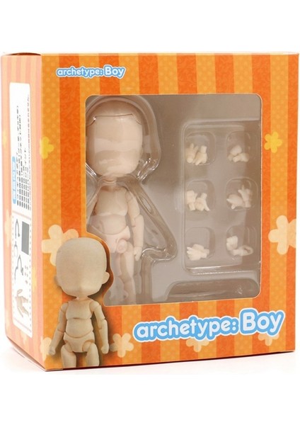 Body Kun / Body Chan He She Ferrit Figma Hareketli Çocuk Erkek Kız Vücut Feminino Sevimli Ver. Pvc Action Figure Model Oyuncaklar 14 cm (Yurt Dışından)