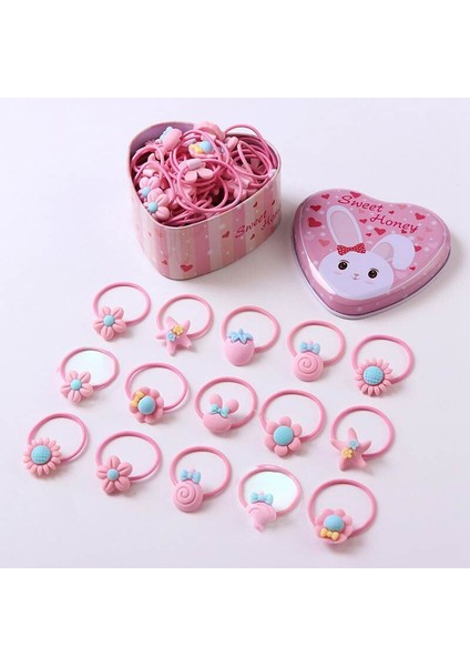 20 Adet/kutu Karikatür Elastik Saç Bantları Sevimli Yaylar Çiçek Lastik Bant Saç Daire Tatlı Hairbands Çocuklar Kızlar Için Saç Aksesuarları (Yurt Dışından) fiyatları