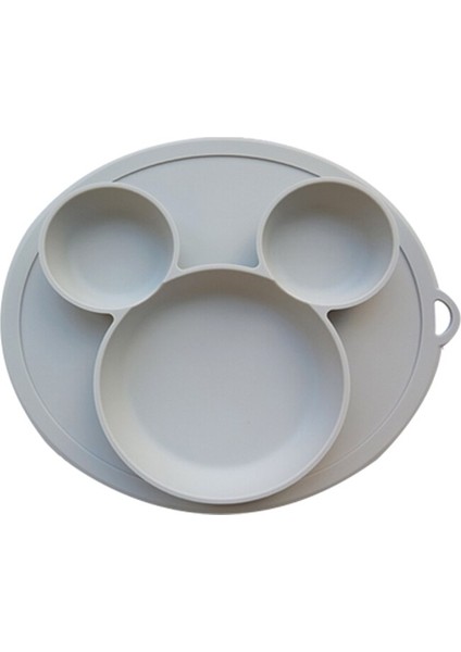 【eğlenceli Canlı】 Silikon Bebek Kase Emme Bpa Ücretsiz Besleme Bebek Sofra Çocuk Yemek Tabakları ile Çocuklar Için Plaka (Yurt Dışından) fiyatları