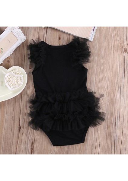 Yenidoğan Çocuklar Bebek Kız Bebek Romper Tulum Bodysuit Tutu Elbise Elbise Kıyafet (Yurt Dışından) fırsatları