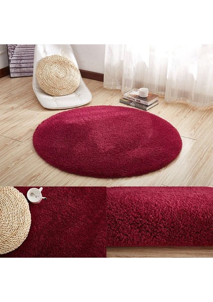 Yumuşak Kapalı Morden Yuvarlak Alan Halıları Pedleri Oturma Odası Halıları Battaniye Ayak Örtüsü (Yurt Dışından) modelleri