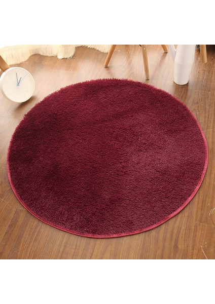 Yumuşak Kapalı Morden Yuvarlak Alan Halıları Pedleri Oturma Odası Halıları Battaniye Ayak Örtüsü (Yurt Dışından) fırsatları