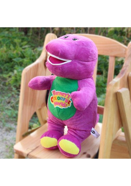 Barney ve Arkadaşları Yumuşak Peluş Oyuncak ve Müzik Çalarlı Dinozor Oyuncak Erkek ve Kız Çocukları Için Yükseklik: 30CM (180 G) (Yurt Dışından)
