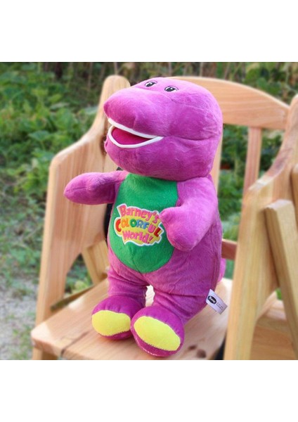 Barney ve Arkadaşları Yumuşak Peluş Oyuncak ve Müzik Çalarlı Dinozor Oyuncak Erkek ve Kız Çocukları Için Yükseklik: 30CM (180 G) (Yurt Dışından)