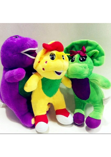 Barney ve Arkadaşları Yumuşak Peluş Oyuncak ve Müzik Çalarlı Dinozor Oyuncak Erkek ve Kız Çocukları Için Yükseklik: 30CM (180 G) (Yurt Dışından)