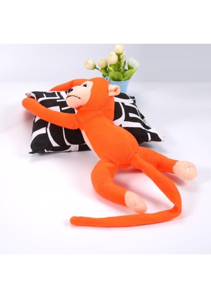 Kawaii Yumuşak Hayvan Bebek Bebekler Çocuk Için Anti-Çarpışma Doldurulmuş Bebek Maymun Peluş Oyuncak Uzun Kol Maymun Peluş Oyuncaklar Maymun Dolması Bebek Muz Maymun Bebek (Yurt Dışından)