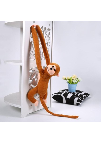 Kawaii Yumuşak Hayvan Bebek Bebekler Çocuk Için Anti-Çarpışma Doldurulmuş Bebek Maymun Peluş Oyuncak Uzun Kol Maymun Peluş Oyuncaklar Maymun Dolması Bebek Muz Maymun Bebek (Yurt Dışından) modelleri