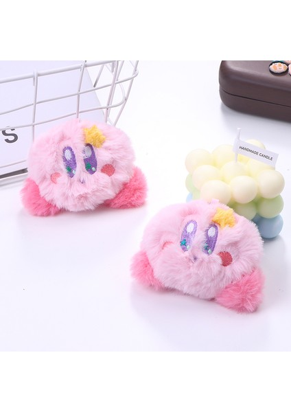 Karikatür Anime Kirby Peluş Bebek Anahtarlık Yumuşak Dolması Bebek Anahtarlık Çanta Kolye Sırt Çantası Dekor Aksesuarları Kızlar Için (Yurt Dışından) modelleri
