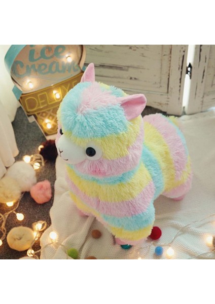 25 cm Doğum Günü Leri Koyun Ev Dekorasyon Alpaka Pamuk Peluş Hayvan Oyuncak Alpaka Peluş Oyuncaklar Peluş Bebek Doldurulmuş Oyuncaklar (Yurt Dışından) modelleri