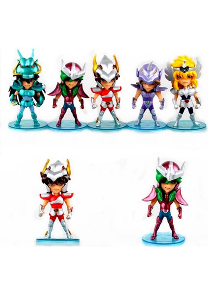 1 Adet Anime Aziz Seiya Aksiyon Figürleri Shiryu Seiya Hyoga Anime Modeli Koleksiyonu Çocuk Oyuncak (Yurt Dışından) modelleri